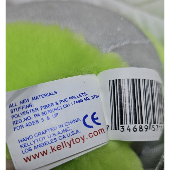 Y2K Kellytoy Large Green Alien Plush Roswell New Mexico Rare Area 51 ET Vintage - Picture 12 of 16